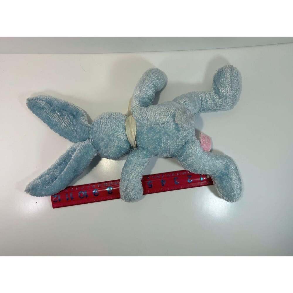 Russ Berrie Buffie Bunny Floppy ears  Rabbit Plush Blue  Easter - Picture 4 of 10